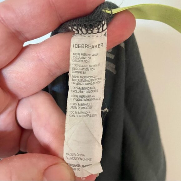 Icebreaker Merino Wool Skirt Grey Size Small - Picture 5 of 5